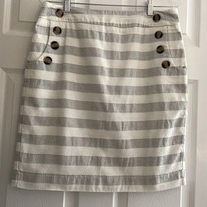 LOFT Sailor Style Pencil Skirt